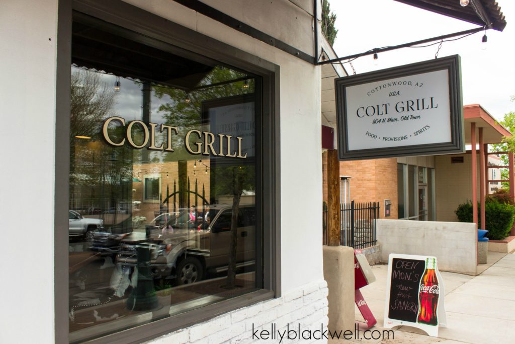 Getting out and about – Colt Grill – Old Town Cottonwood, Arizona