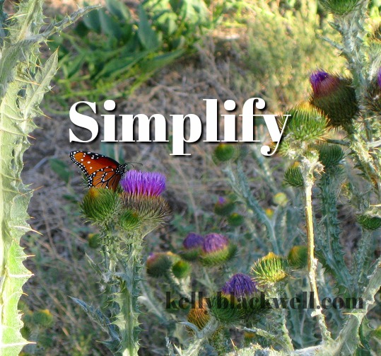 Simplify – Five Minute Friday